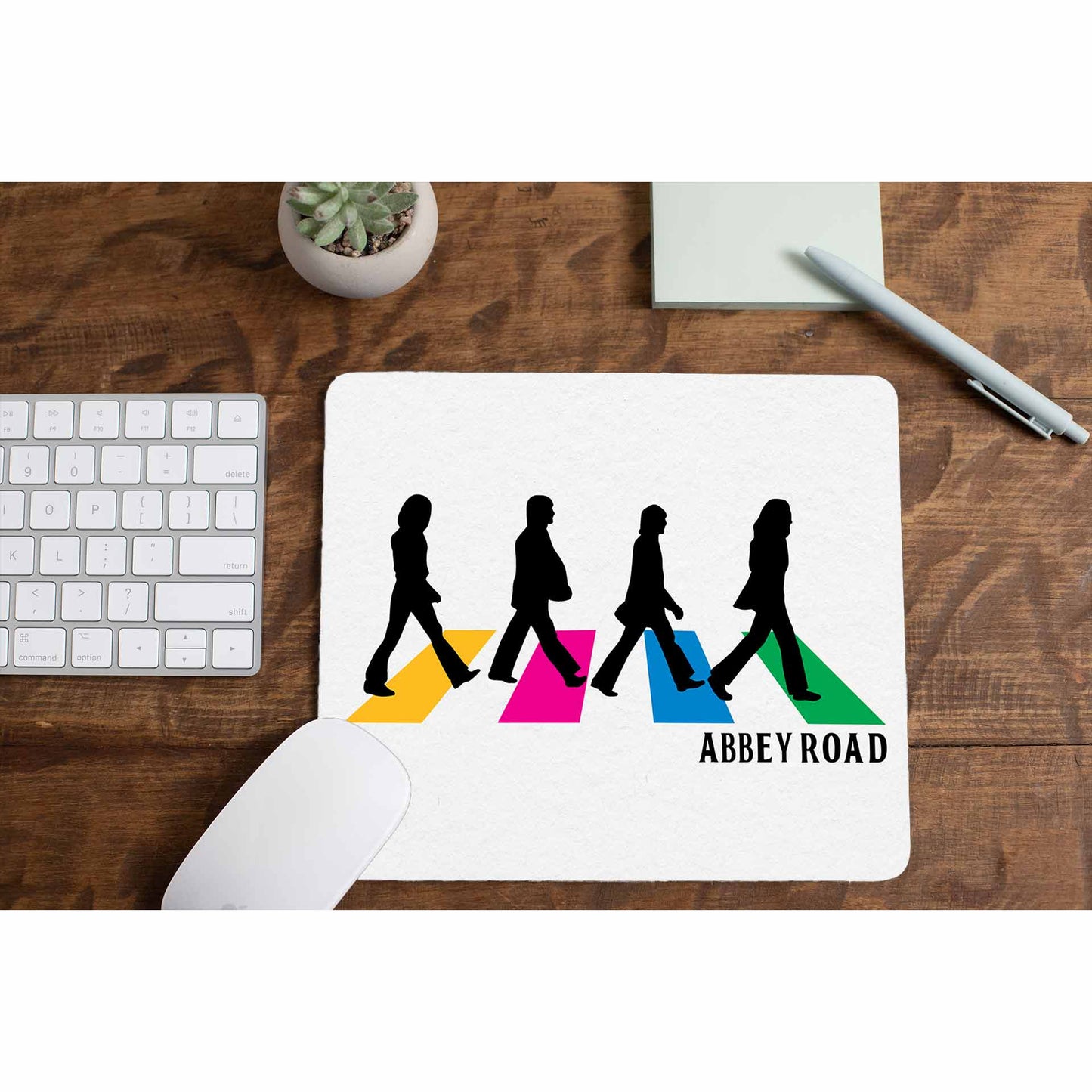 Abbey Road The Beatles Mousepad The Banyan Tee TBT Mouse pad computer accessory