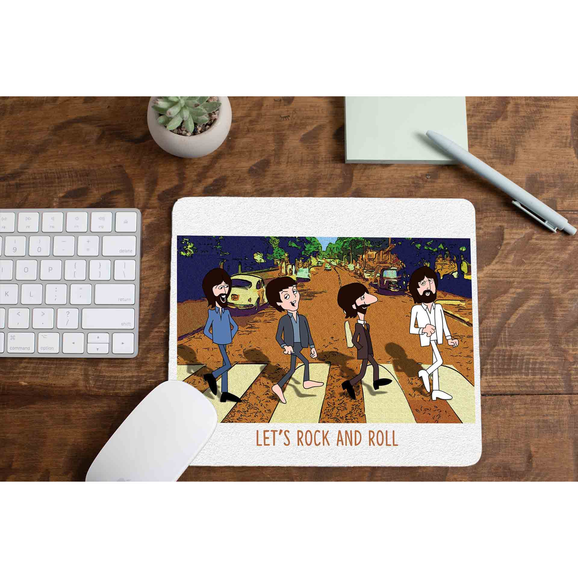 Abbey Road The Beatles Mousepad The Banyan Tee TBT Mouse pad computer accessory