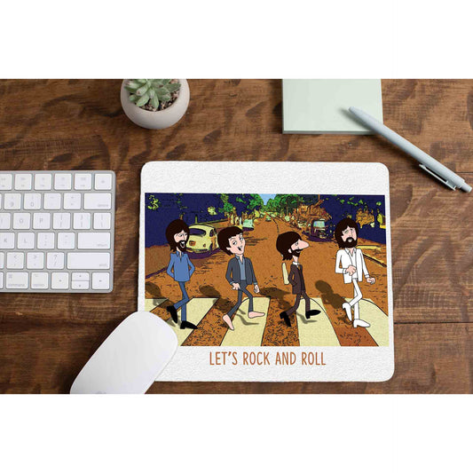 Abbey Road The Beatles Mousepad The Banyan Tee TBT Mouse pad computer accessory