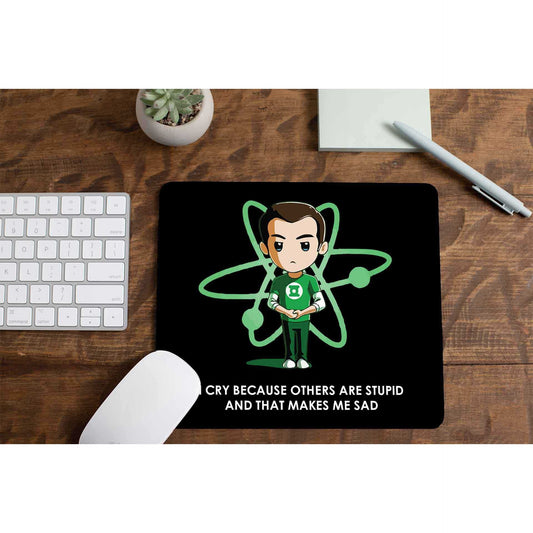 The Big Bang Theory Mousepad - Sheldon Quote The Banyan Tee TBT