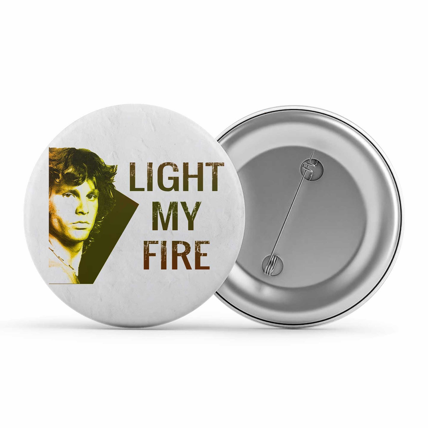 the doors light my fire badge pin button music band buy online united states of america usa the banyan tee tbt men women girls boys unisex