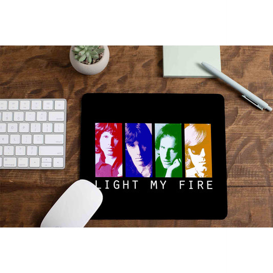 the doors light my fire pop art mousepad logitech large anime music band buy online united states of america usa the banyan tee tbt men women girls boys unisex