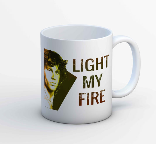 the doors light my fire mug coffee ceramic music band buy online usa united states of america the banyan tee tbt men women girls boys unisex