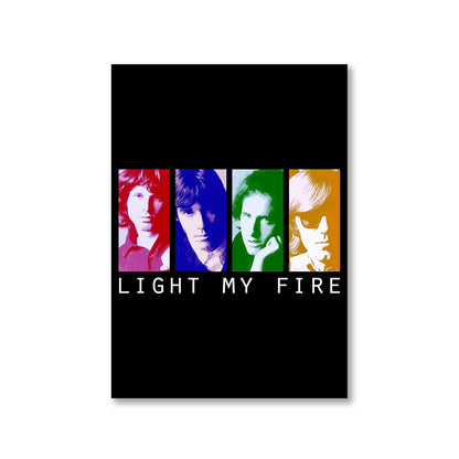 the doors light my fire pop art poster wall art buy online united states of america usa the banyan tee tbt a4