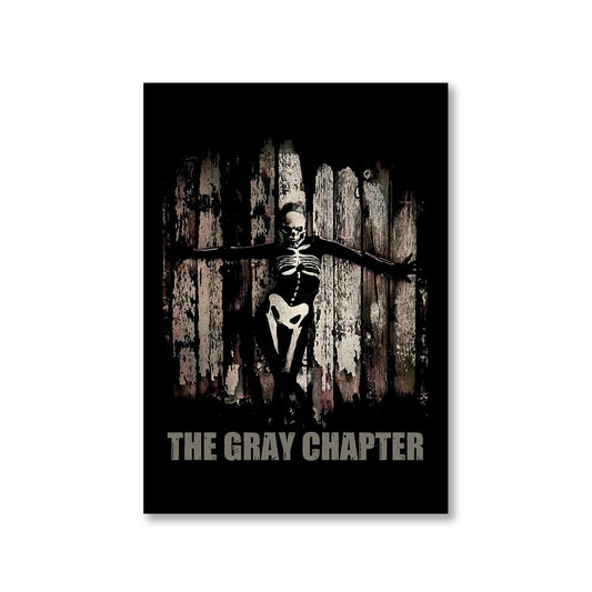 slipknot the gray chapter poster wall art buy online united states of america usa the banyan tee tbt a4