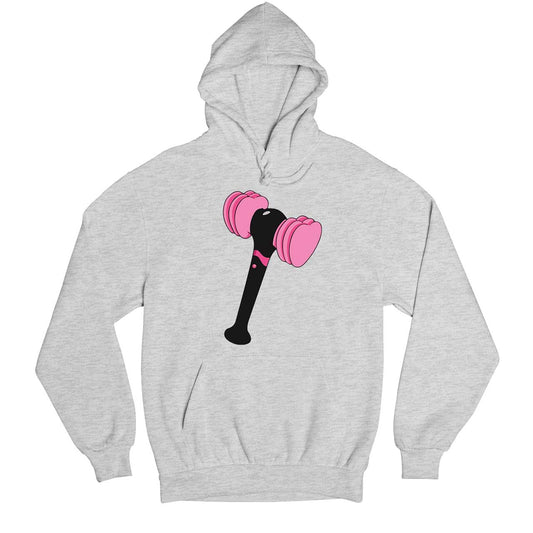 black pink the lightstick hoodie hooded sweatshirt winterwear music band buy online usa united states of america the banyan tee tbt men women girls boys unisex gray song k pop jennie lisa jisoo rose