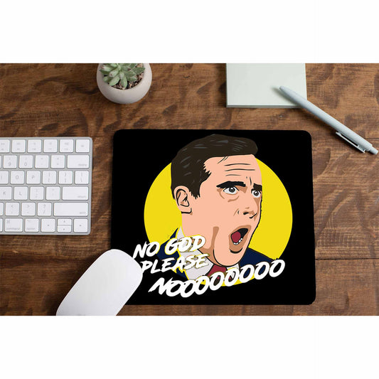 the office god no please no mousepad logitech large anime tv & movies buy online united states of america usa the banyan tee tbt men women girls boys unisex  - michael scott