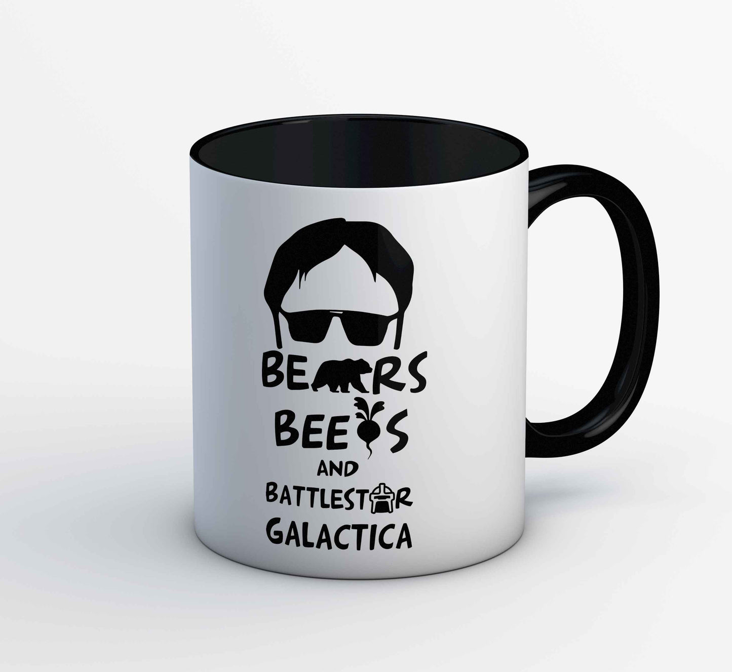 the office bears beets & battlestar galactica mug coffee ceramic tv & movies buy online usa united states of america the banyan tee tbt men women girls boys unisex  - dwight