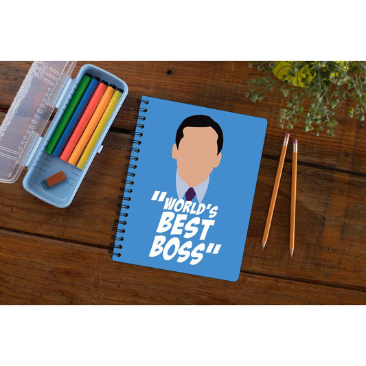 the office world's best boss notebook notepad diary buy online united states of america usa the banyan tee tbt unruled - michael scott