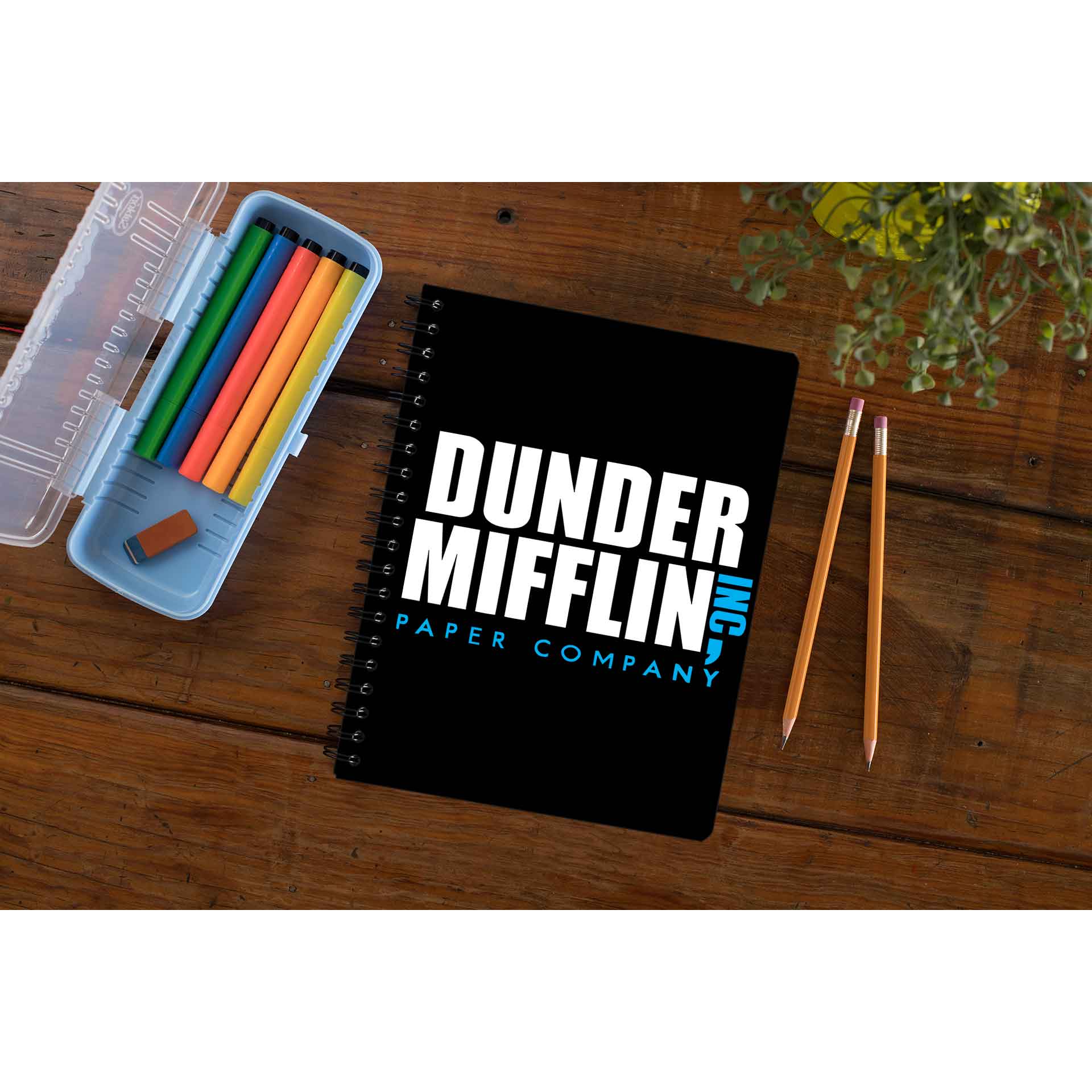 the office dunder mifflin notebook notepad diary buy online united states of america usa the banyan tee tbt unruled - paper company