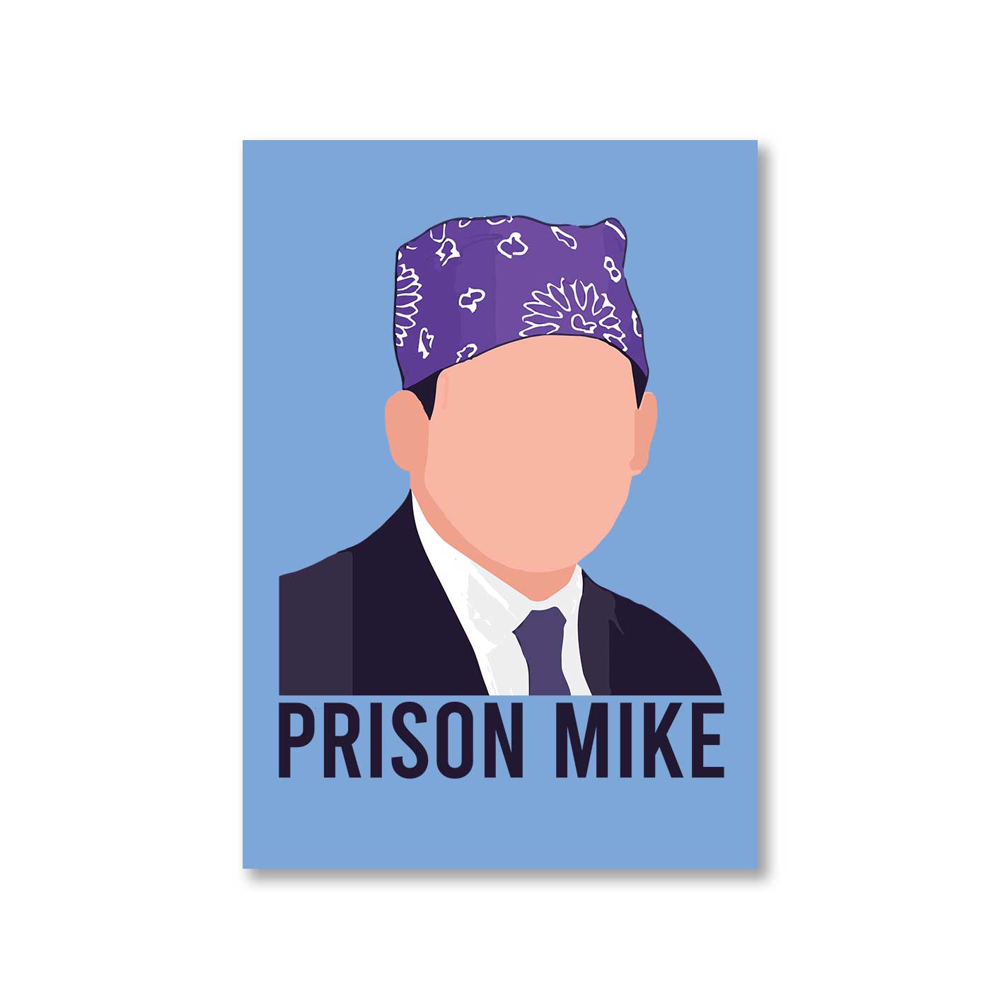 the office prison mike poster wall art buy online united states of america usa the banyan tee tbt a4 - michael scott