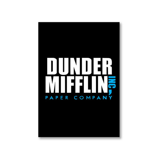 the office dunder mifflin poster wall art buy online united states of america usa the banyan tee tbt a4 - paper company