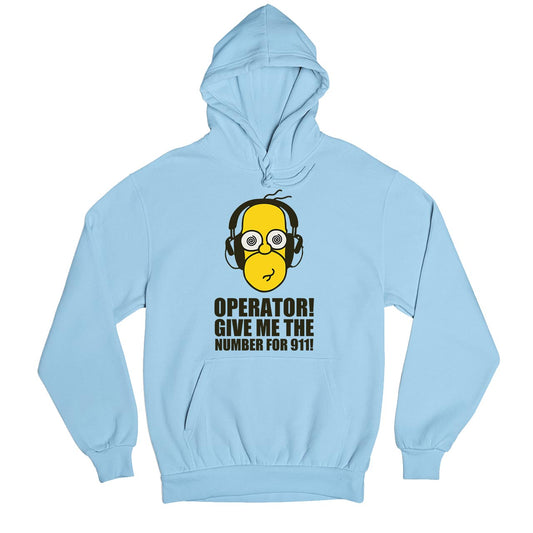 the simpsons number for 911 hoodie hooded sweatshirt winterwear tv & movies buy online usa united states of america the banyan tee tbt men women girls boys unisex gray - homer simpson