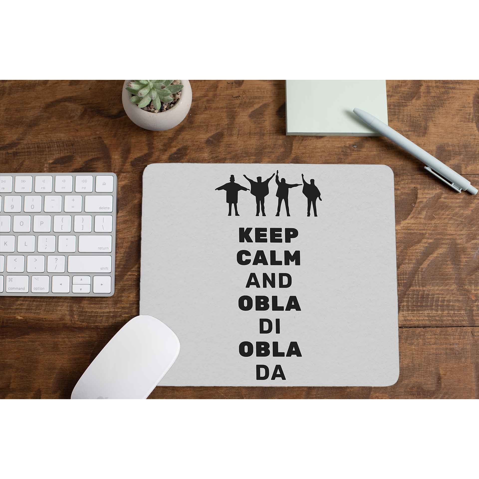 OBLA DI OBLA DA The Beatles Mousepad The Banyan Tee TBT Mouse pad computer accessory