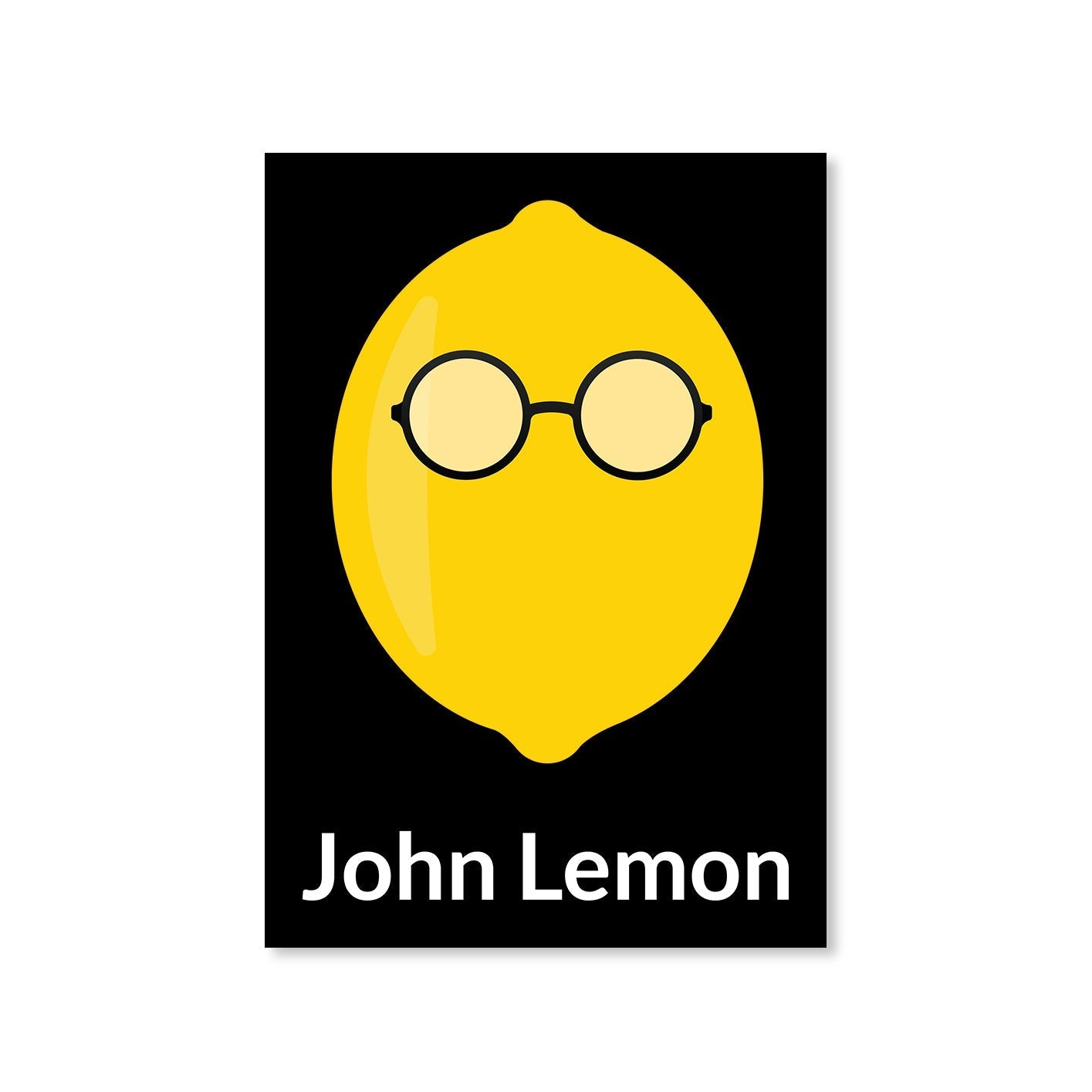 John Lemon Lennon The Beatles Poster Posters The Banyan Tee TBT Wall Art unframed framed