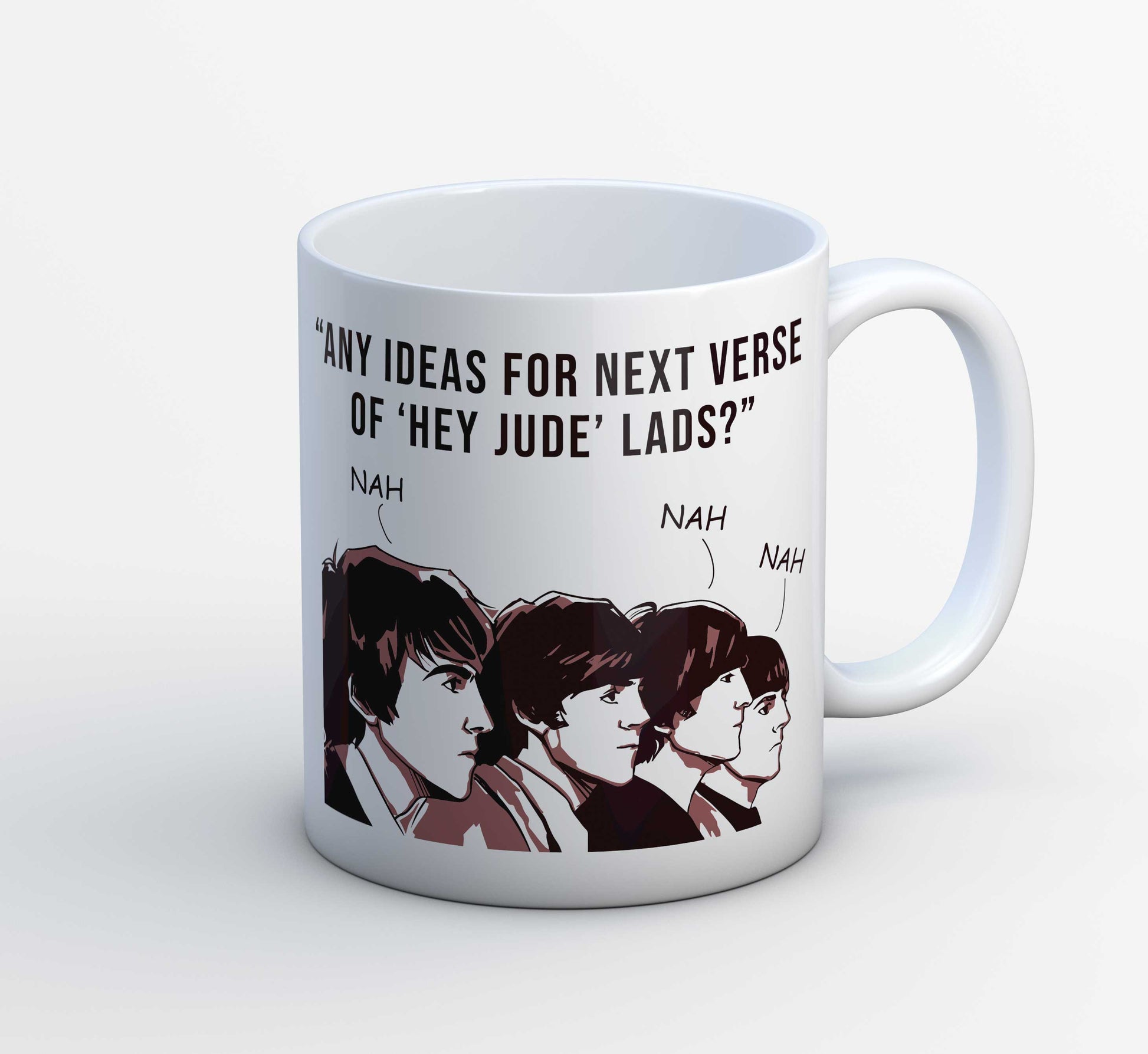 Hey Jude The Beatles Mug Mugs The Banyan Tee TBT Coffee Tea Designer Ceramic Milk Unique under Rs