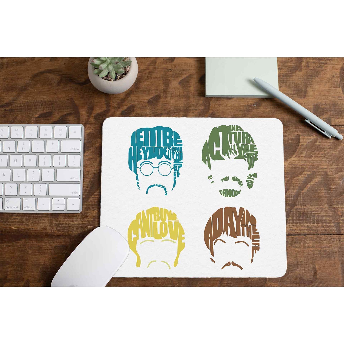 The Beatles Mousepad The Banyan Tee TBT Mouse pad computer accessory