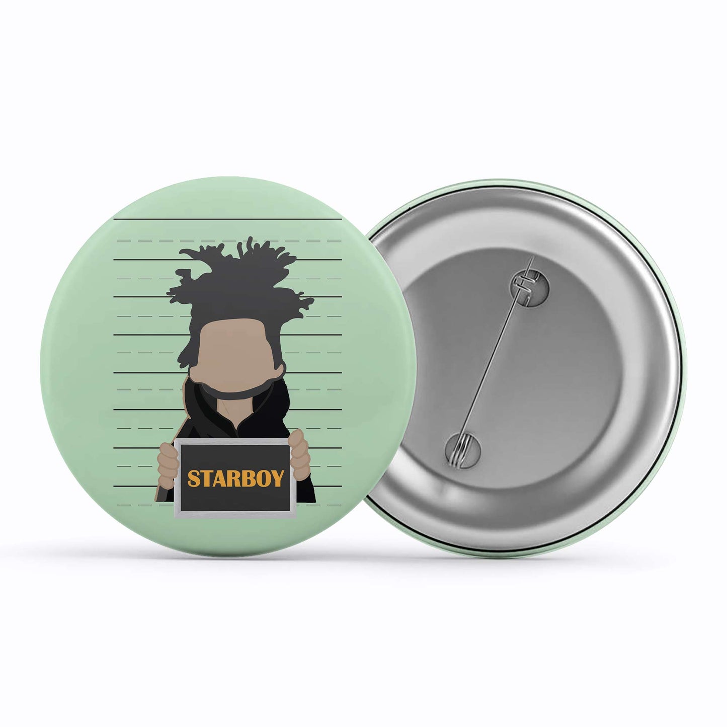 the weeknd starboy badge pin button music band buy online united states of america usa the banyan tee tbt men women girls boys unisex