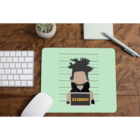 the weeknd starboy mousepad logitech large anime music band buy online united states of america usa the banyan tee tbt men women girls boys unisex