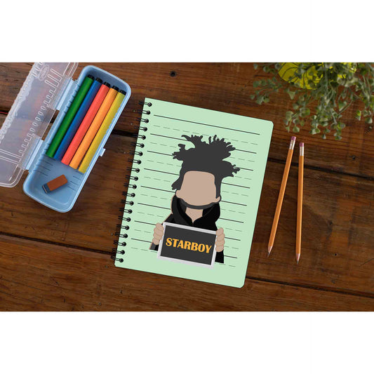 the weeknd starboy notebook notepad diary buy online united states of america usa the banyan tee tbt unruled