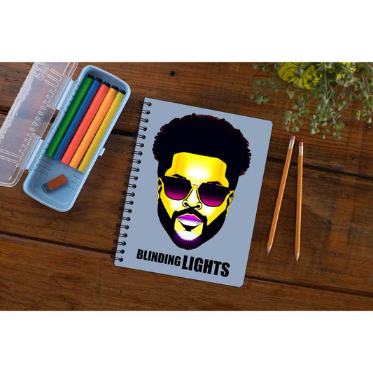 the weeknd blinding lights notebook notepad diary buy online united states of america usa the banyan tee tbt unruled