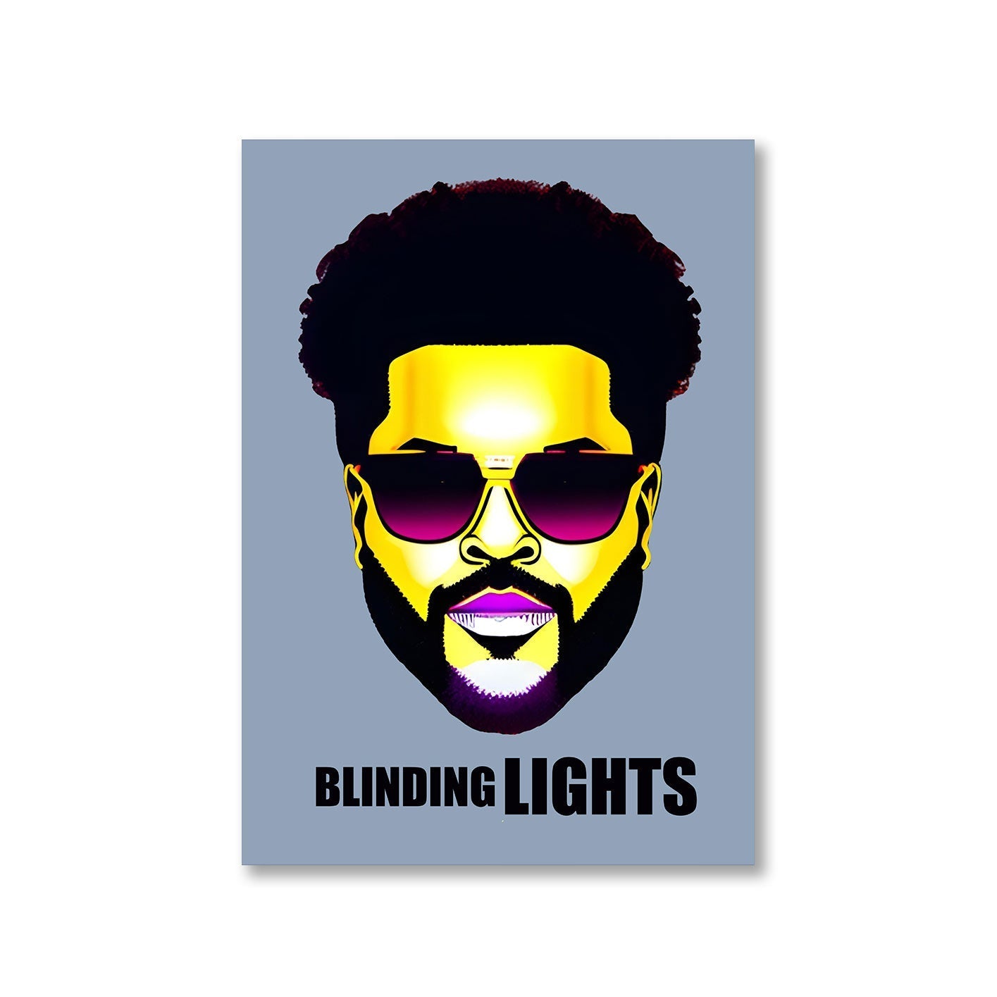 Buy The Weeknd Poster - Blinding Lights at 5% OFF 🤑 – The Banyan Tee