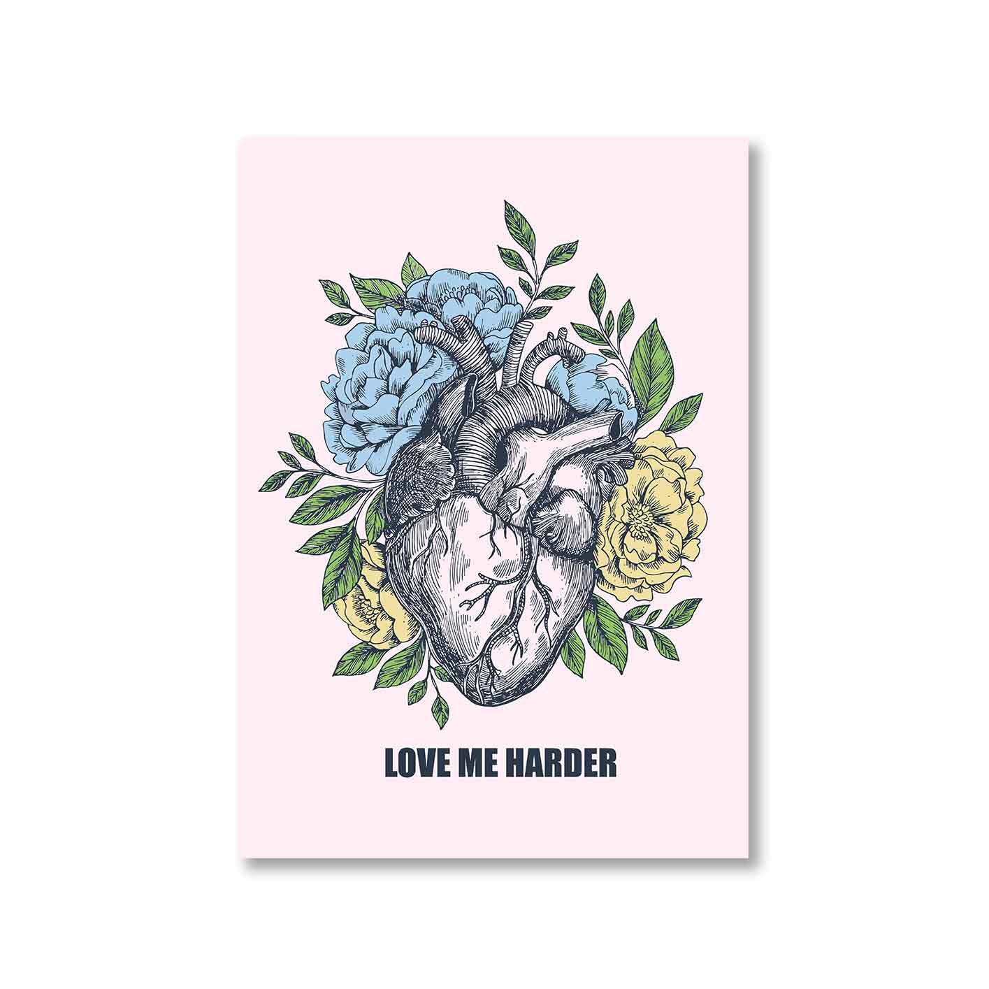 the weeknd love me harder poster wall art buy online united states of america usa the banyan tee tbt a4