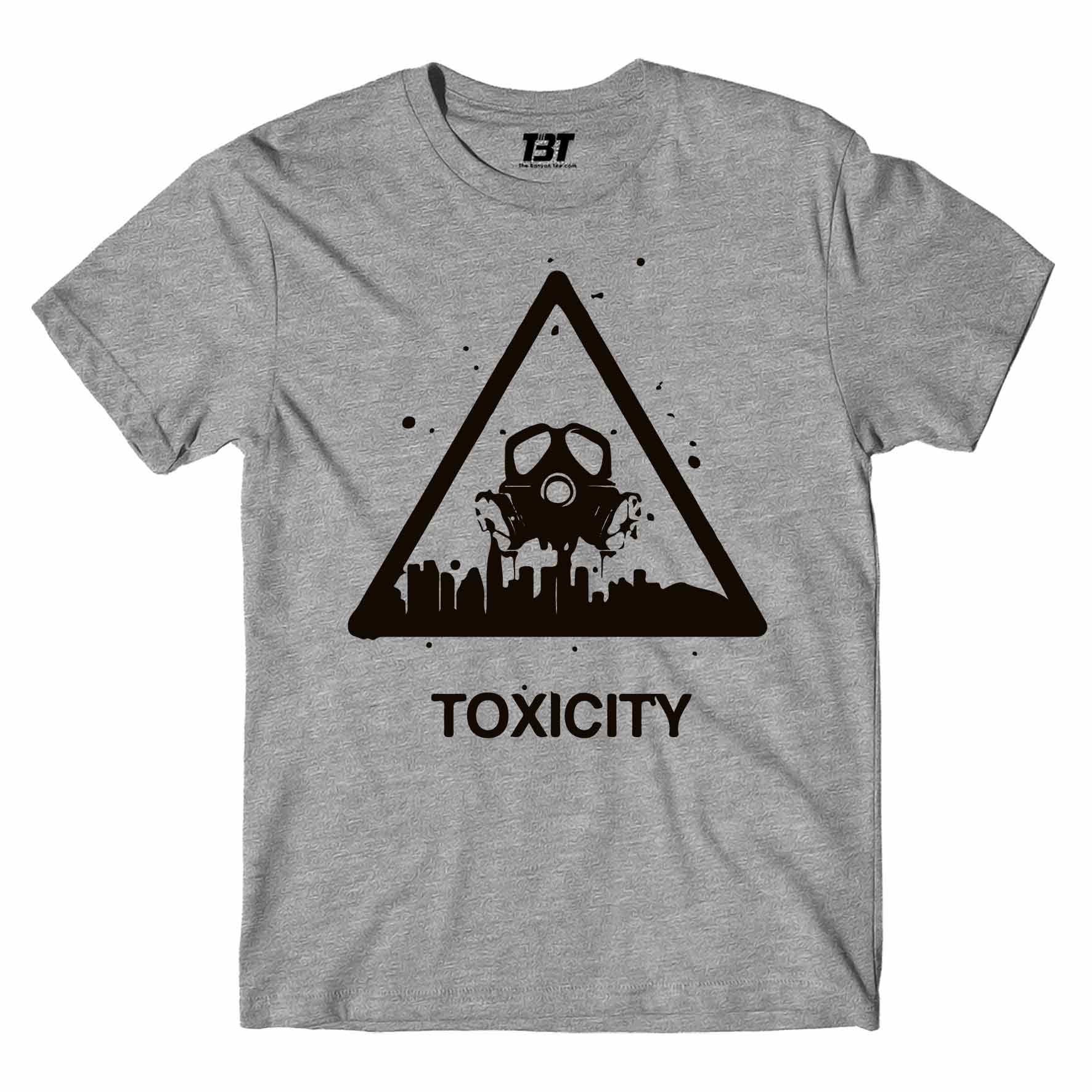 system of a down toxicity t-shirt music band buy online usa united states the banyan tee tbt men women girls boys unisex gray