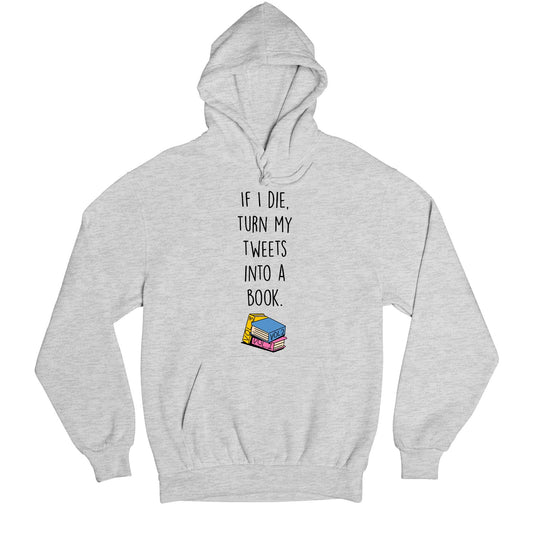 brooklyn nine-nine turn my tweets into books hoodie hooded sweatshirt winterwear tv & movies buy online usa united states of america the banyan tee tbt men women girls boys unisex gray stranger things eleven demogorgon shadow monster dustin quote vector art clothing accessories merchandise