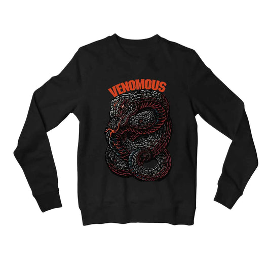 pantera venomous sweatshirt upper winterwear music band buy online united states of america usa the banyan tee tbt men women girls boys unisex black