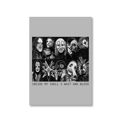 slipknot wait & bleed poster wall art buy online united states of america usa the banyan tee tbt a4