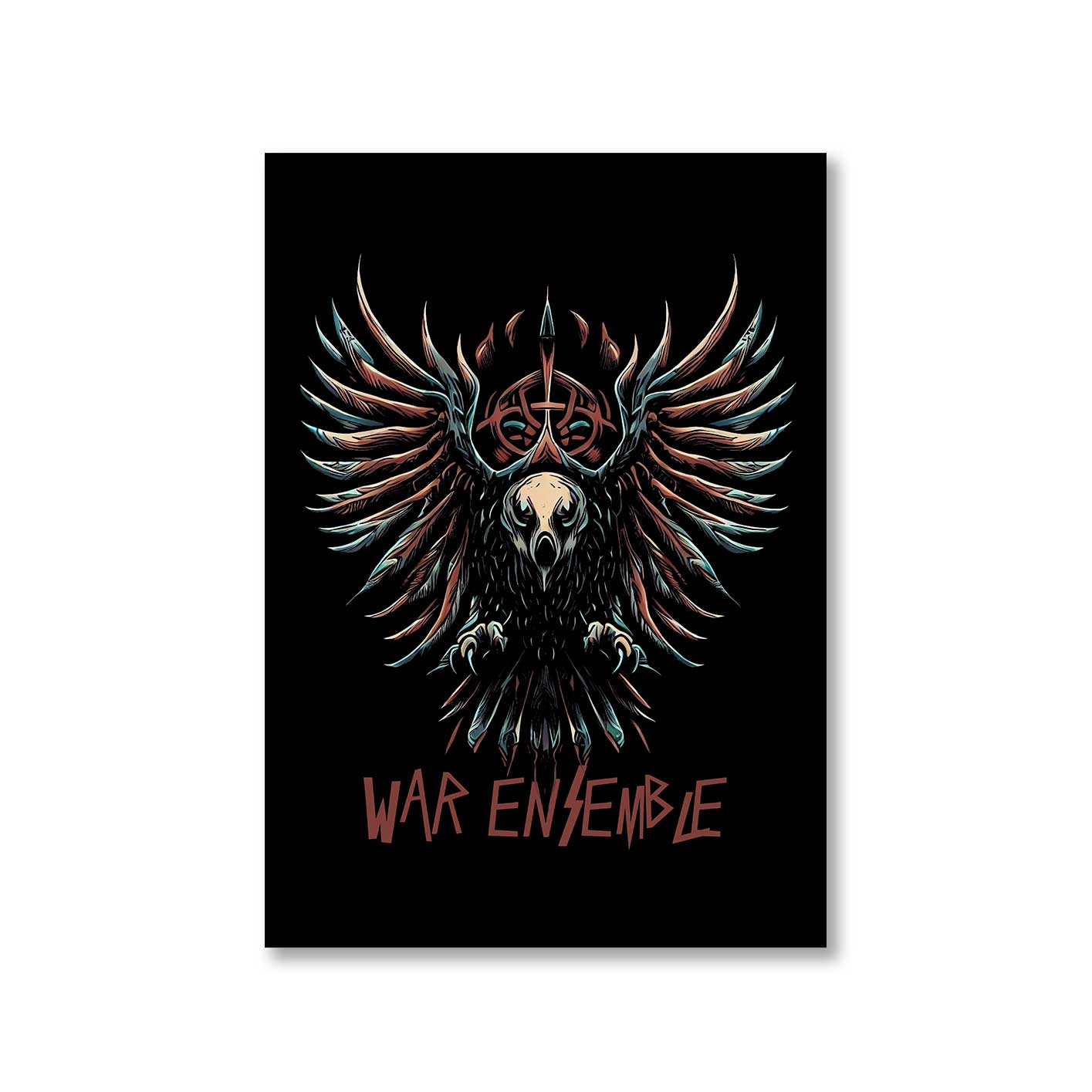 slayer war ensemble poster wall art buy online united states of america usa the banyan tee tbt a4