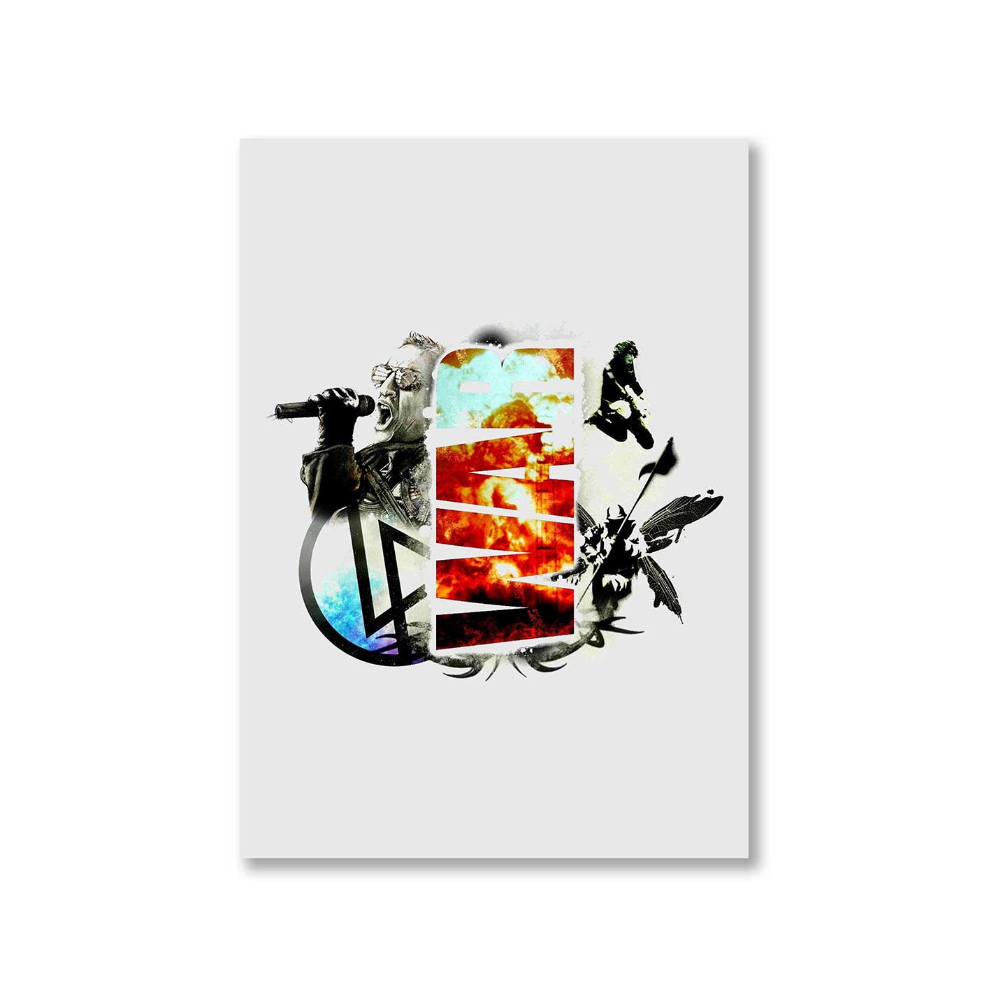 linkin park war poster wall art buy online united states of america usa the banyan tee tbt a4