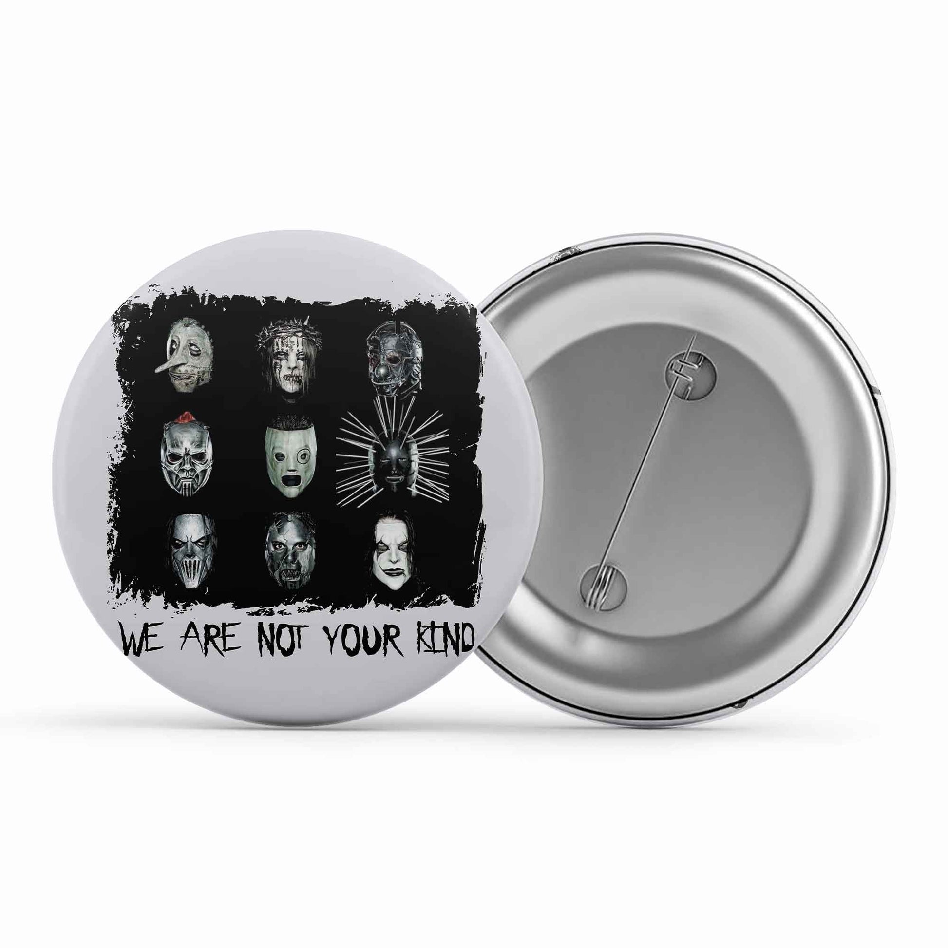 slipknot we are not your kind badge pin button music band buy online united states of america usa the banyan tee tbt men women girls boys unisex