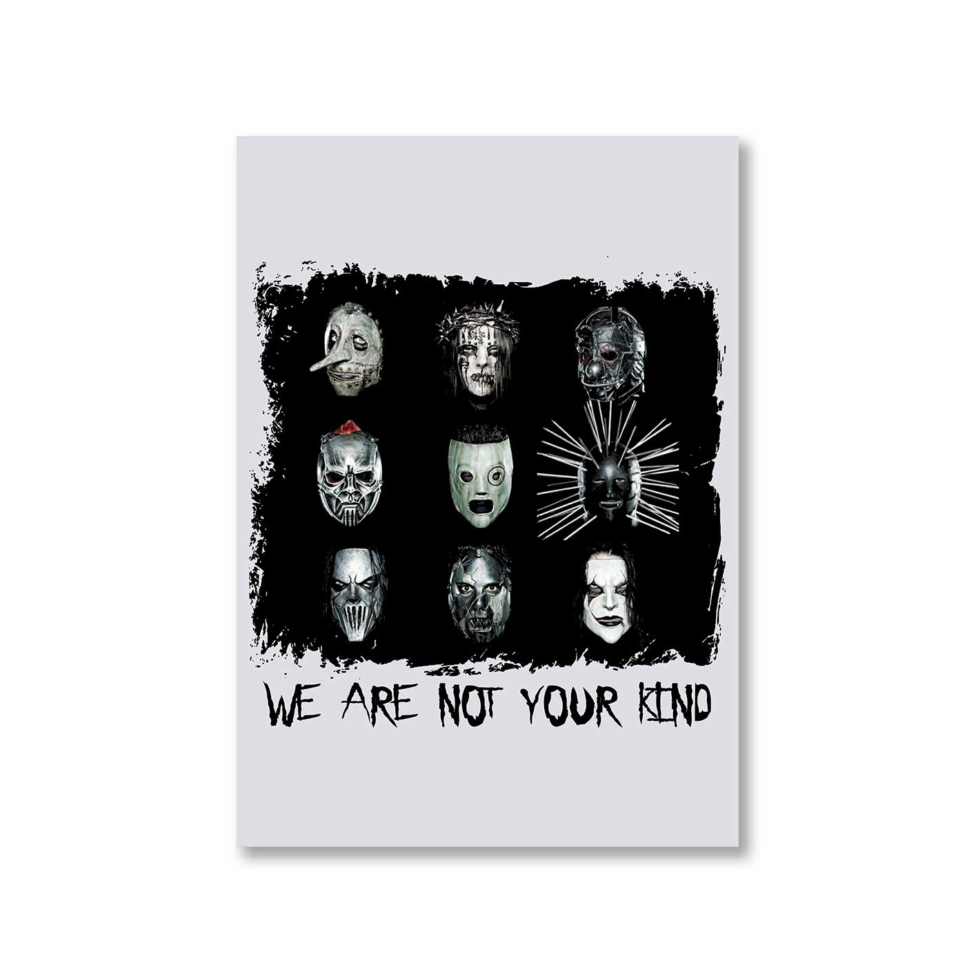 slipknot we are not your kind poster wall art buy online united states of america usa the banyan tee tbt a4