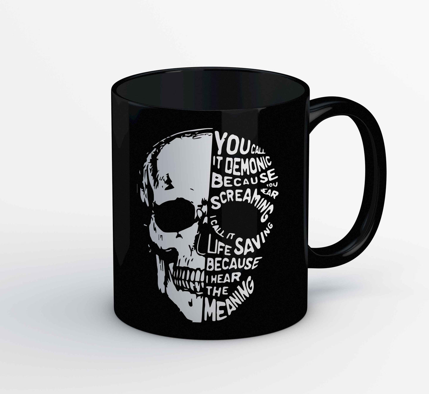 slipknot you call it demonic mug coffee ceramic music band buy online usa united states of america the banyan tee tbt men women girls boys unisex