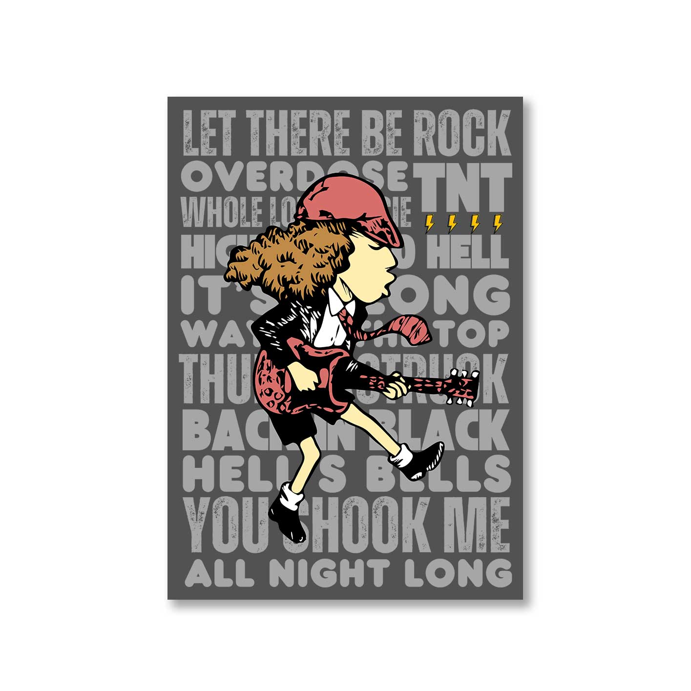 ac/dc rock anthems poster wall art buy online united states of america usa the banyan tee tbt a4