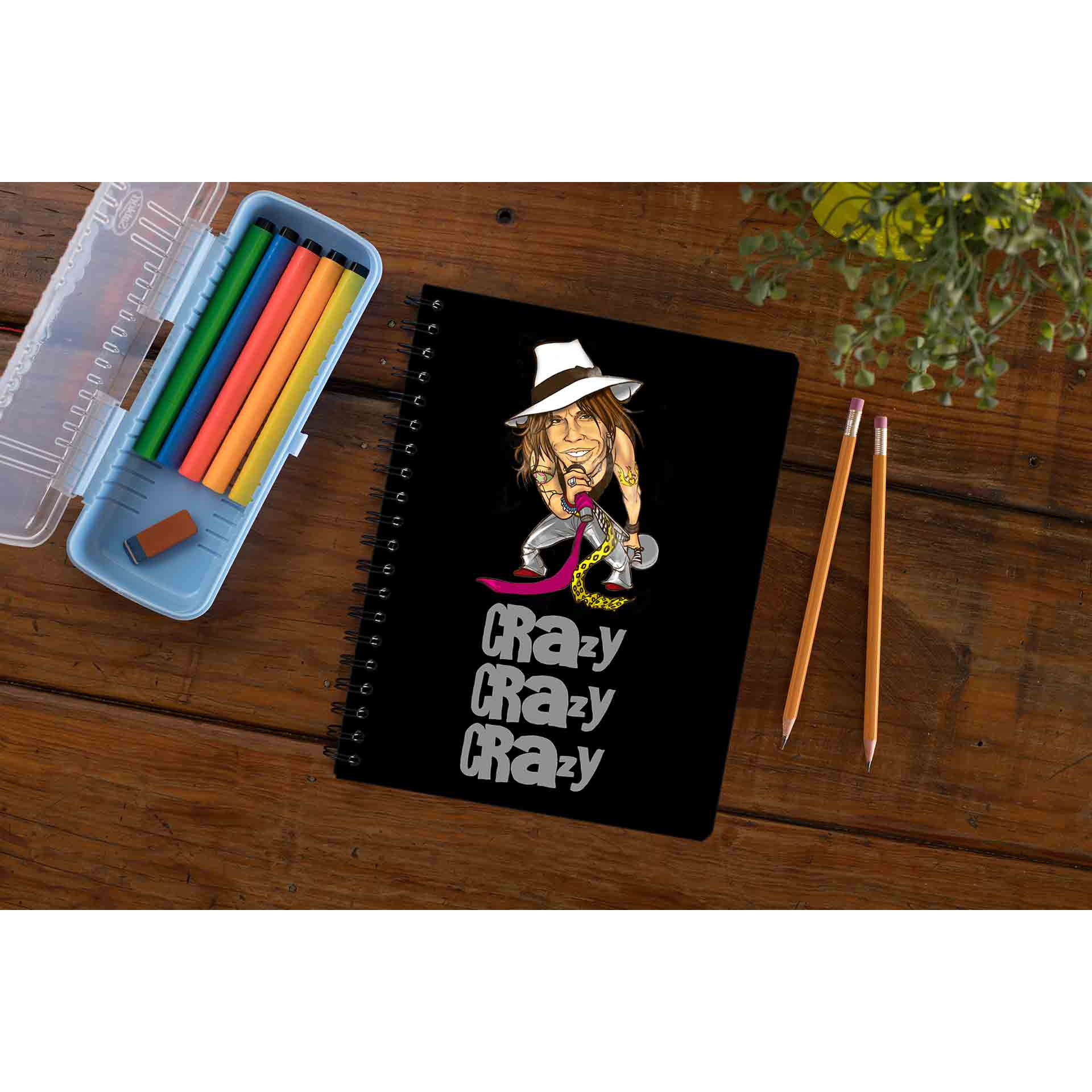 aerosmith crazy notebook notepad diary buy online united states of america usa the banyan tee tbt unruled