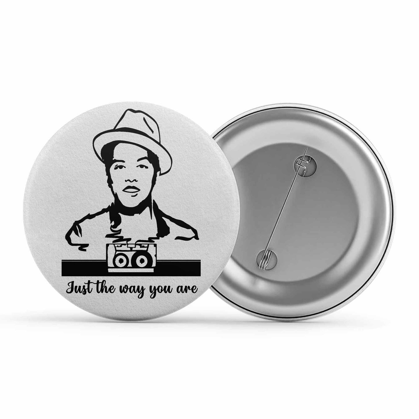 bruno mars just the way you are badge pin button music band buy online united states of america usa the banyan tee tbt men women girls boys unisex