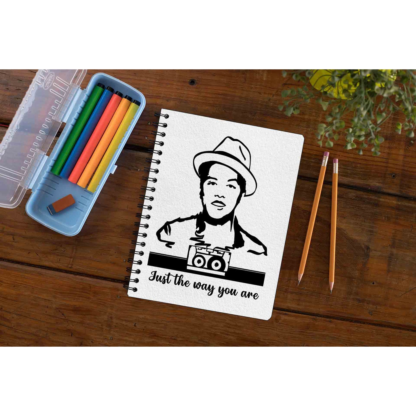 bruno mars just the way you are notebook notepad diary buy online united states of america usa the banyan tee tbt unruled