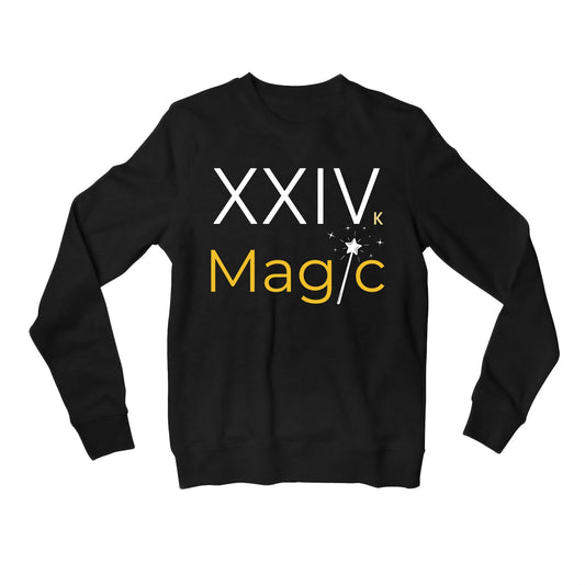 bruno mars 24k magic sweatshirt upper winterwear music band buy online united states of america usa the banyan tee tbt men women girls boys unisex black