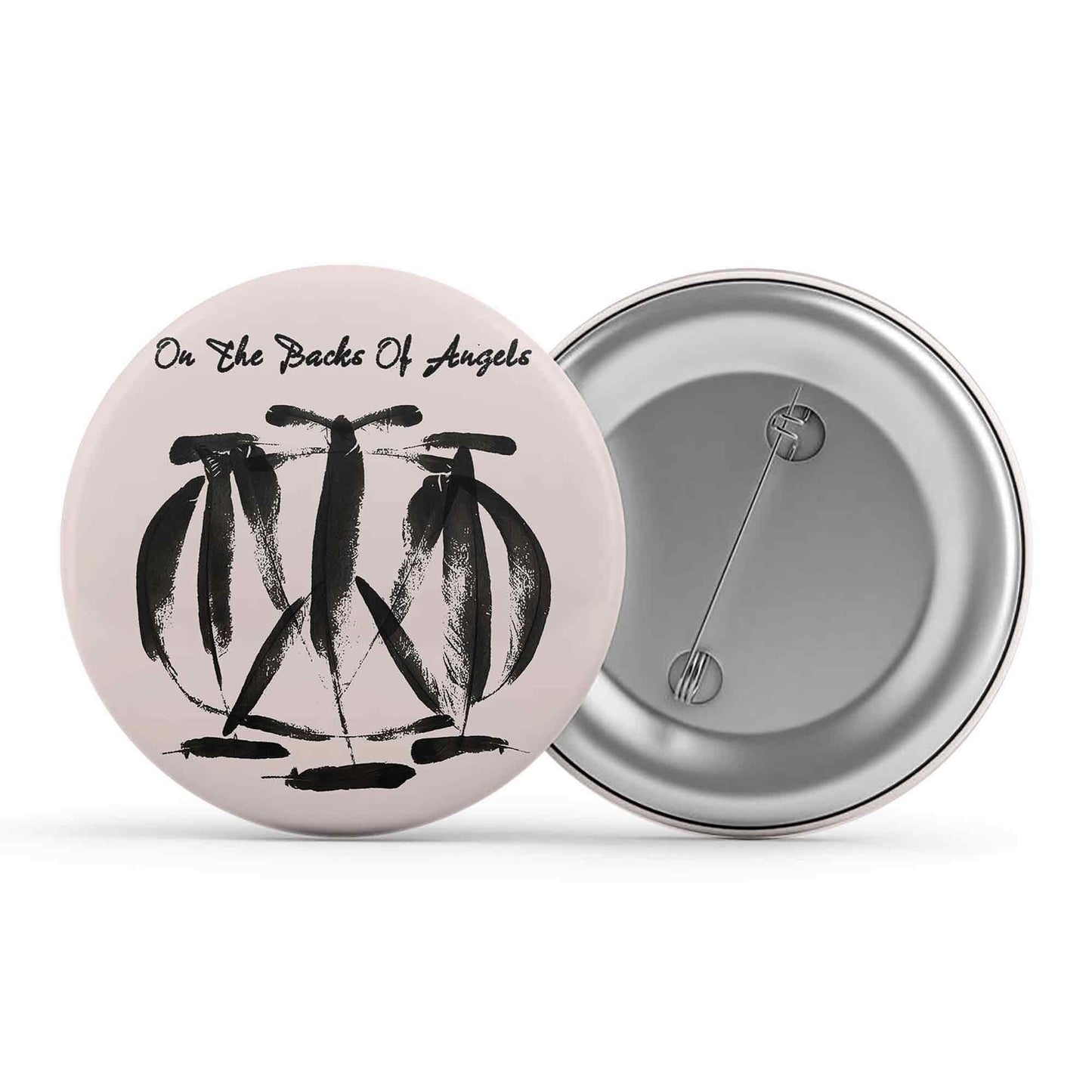 dream theater on the backs of angels badge pin button music band buy online united states of america usa the banyan tee tbt men women girls boys unisex