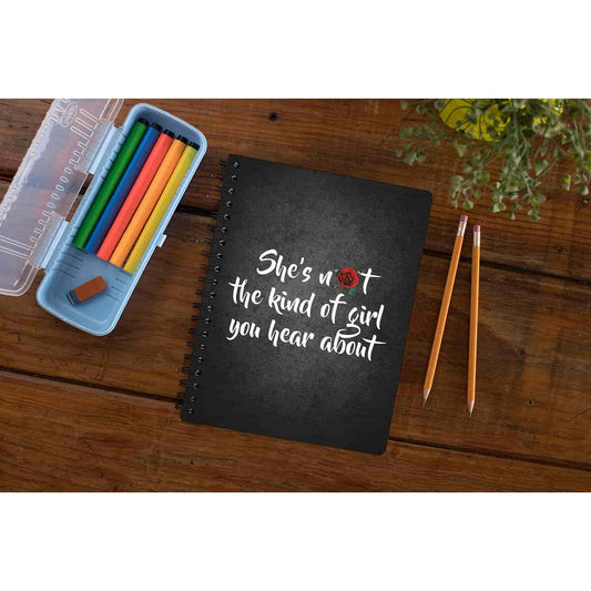 dream theater she's not the kind of girl notebook notepad diary buy online united states of america usa the banyan tee tbt unruled - hollow years