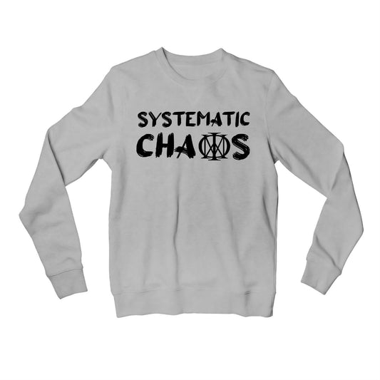 dream theater systematic chaos sweatshirt upper winterwear music band buy online united states of america usa the banyan tee tbt men women girls boys unisex gray