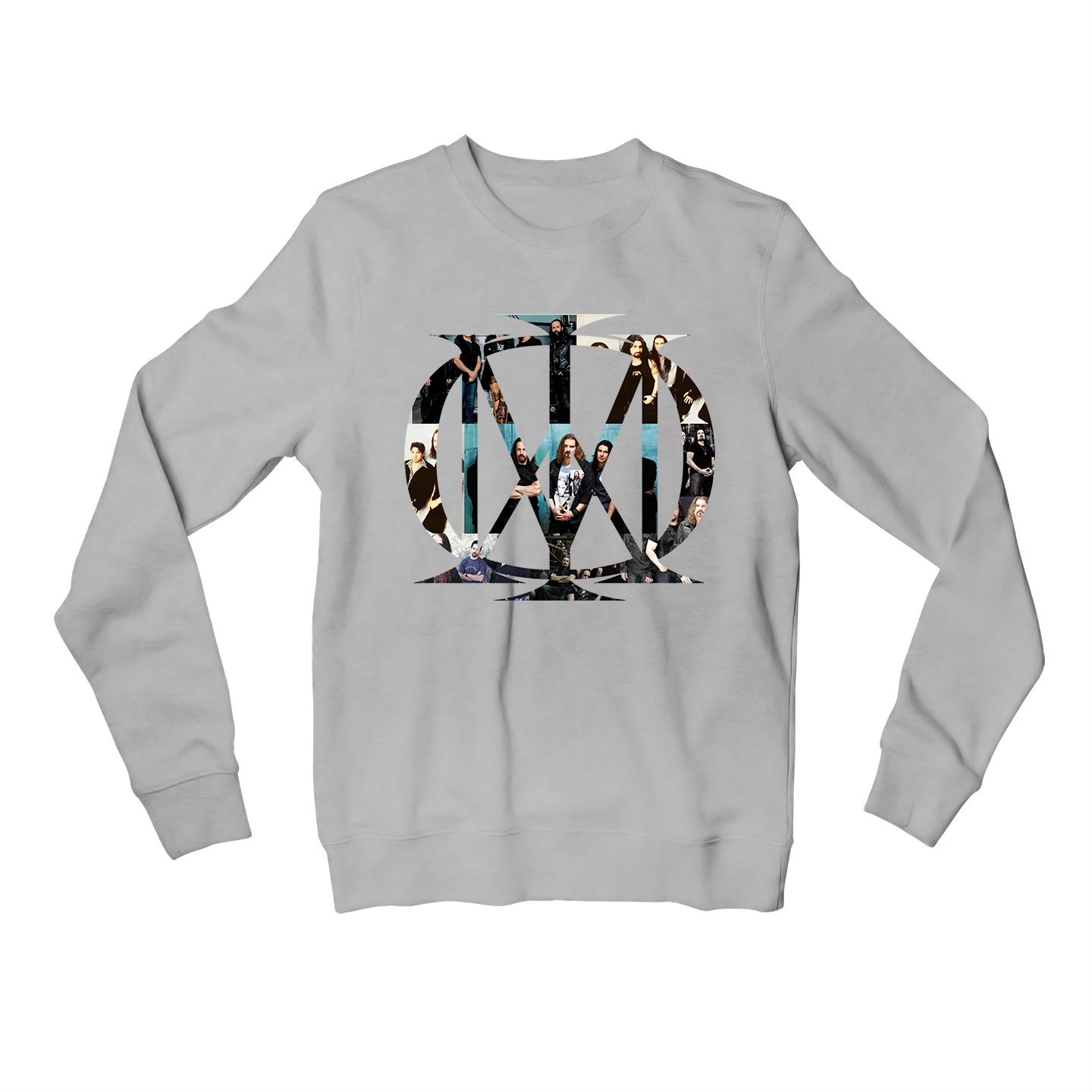 dream theater majesty symbol sweatshirt upper winterwear music band buy online united states of america usa the banyan tee tbt men women girls boys unisex gray