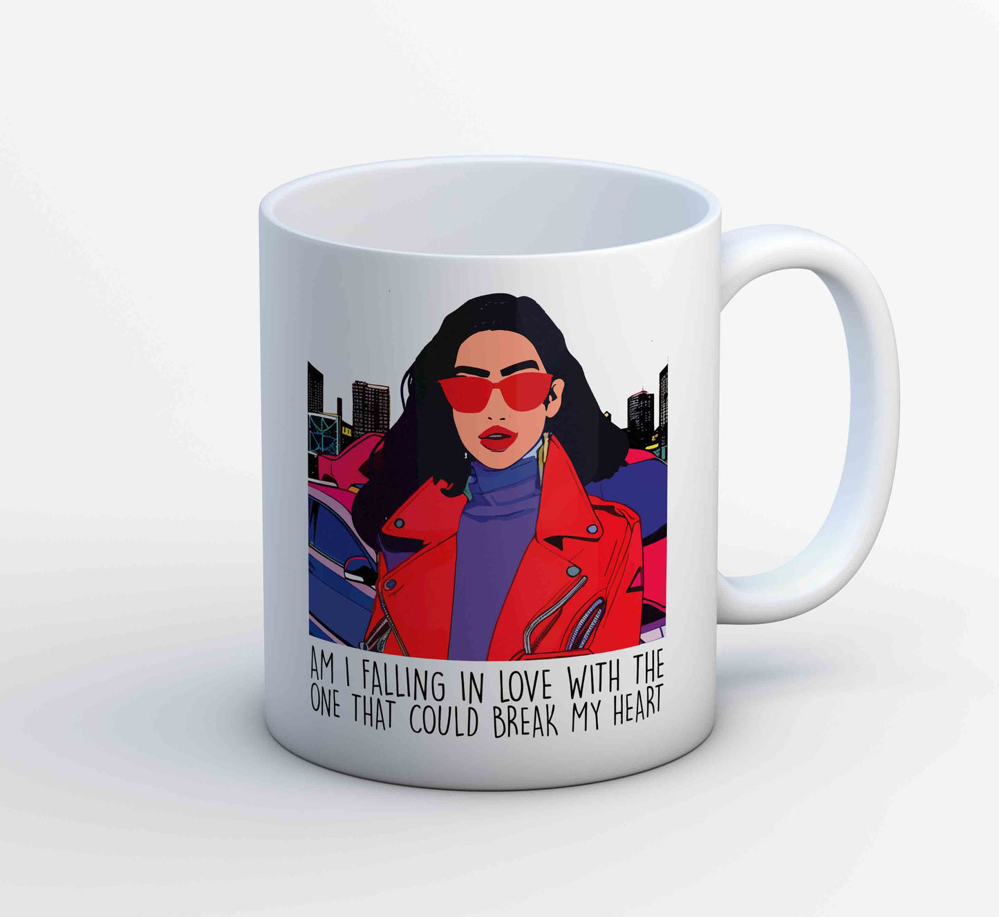 dua lipa break my heart mug coffee ceramic music band buy online usa united states of america the banyan tee tbt men women girls boys unisex