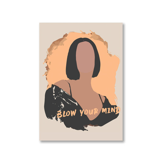 dua lipa blow your mind poster wall art buy online united states of america usa the banyan tee tbt a4