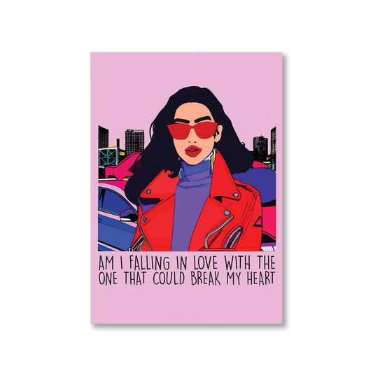 dua lipa break my heart poster wall art buy online united states of america usa the banyan tee tbt a4