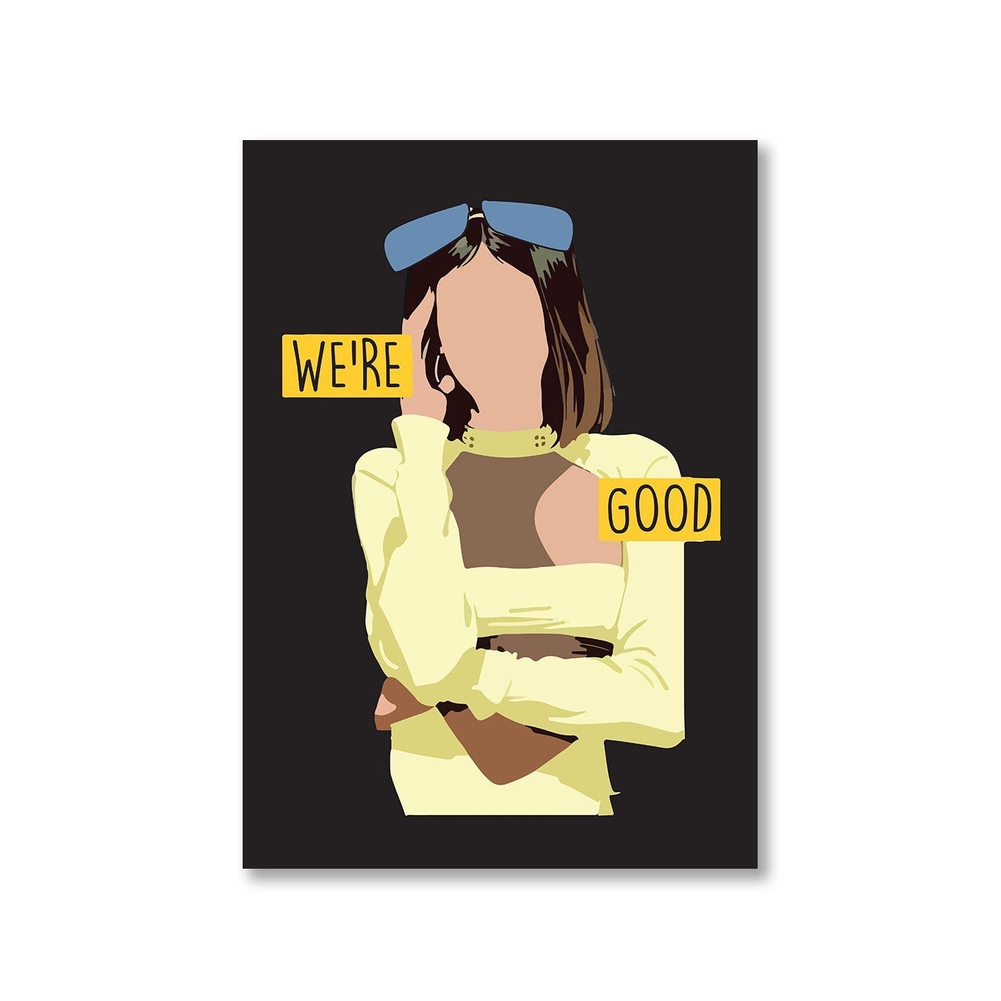 dua lipa we're good poster wall art buy online united states of america usa the banyan tee tbt a4