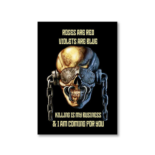 megadeth killing is my business poster wall art buy online united states of america usa the banyan tee tbt a4